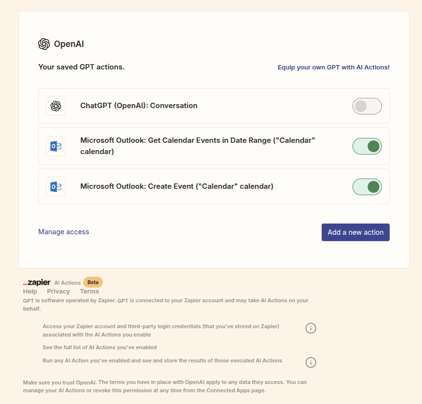 ChatGPT Zapier Integration Setup